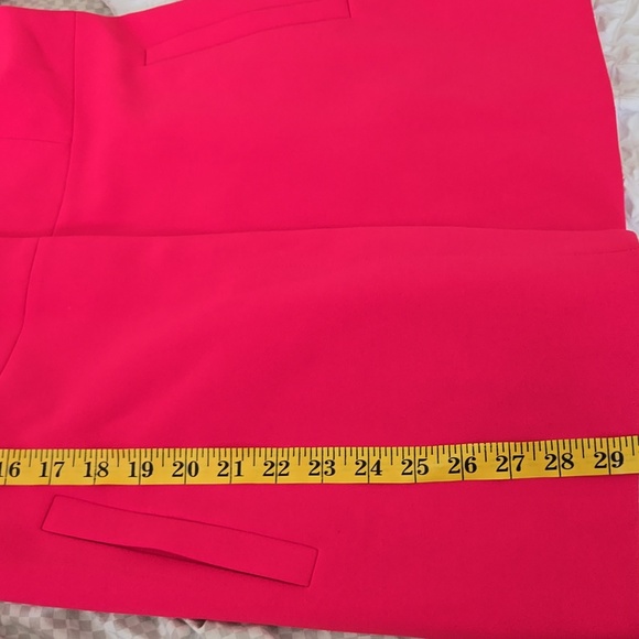 Calvin Klein Pink Work Corporate Blazer With Flare Sleeves And Snap Buttons - Picture 6 of 11